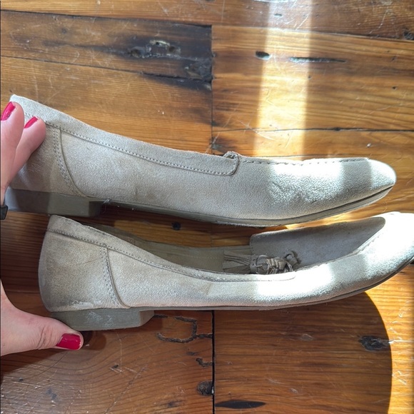 Women's Black and Cream Flats set of 2 size 9 - Picture 6 of 10